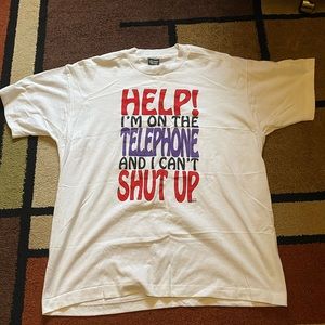 Vintage I can’t shut up t shirt